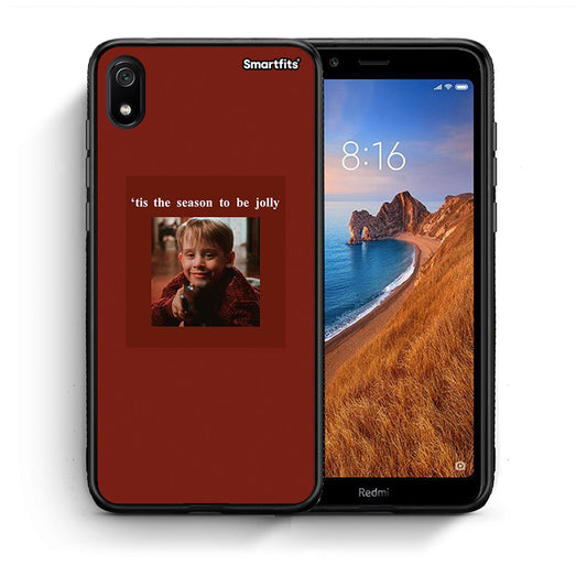 Θήκη Xiaomi Redmi 7A Xmas Ultimate Spirit από τη Smartfits με σχέδιο στο πίσω μέρος και μαύρο περίβλημα | Xiaomi Redmi 7A Xmas Ultimate Spirit case with colorful back and black bezels