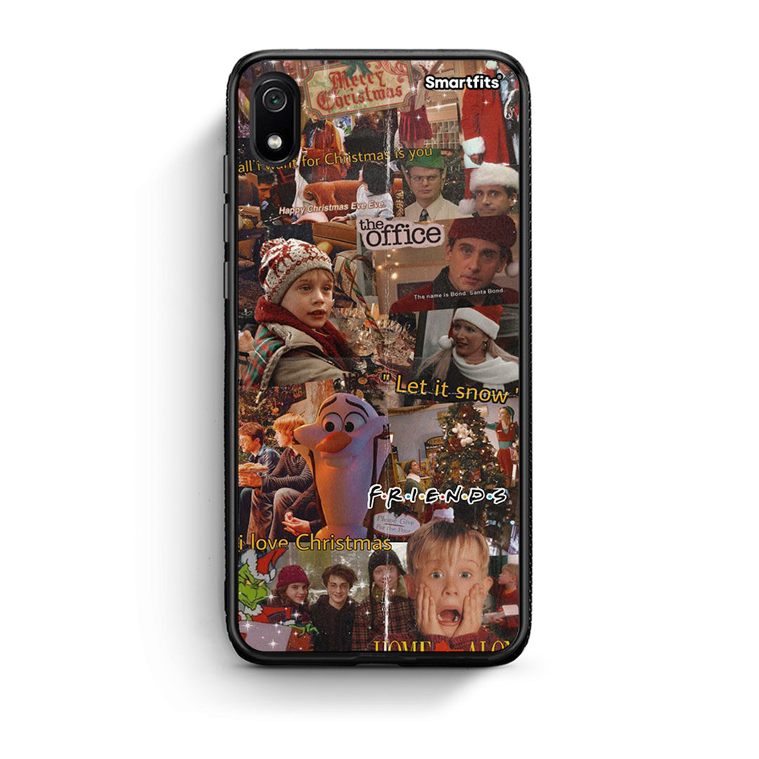 Xiaomi Redmi 7A Xmas Wishes θήκη από τη Smartfits με σχέδιο στο πίσω μέρος και μαύρο περίβλημα | Smartphone case with colorful back and black bezels by Smartfits