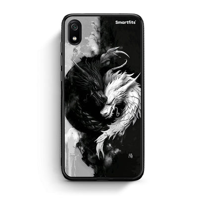 Xiaomi Redmi 7A Yin Yang Θήκη από τη Smartfits με σχέδιο στο πίσω μέρος και μαύρο περίβλημα | Smartphone case with colorful back and black bezels by Smartfits