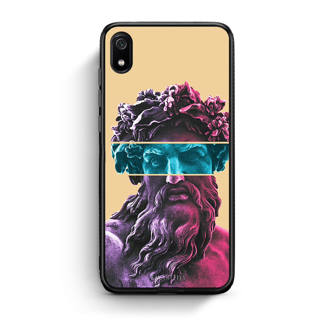 Xiaomi Redmi 7A Zeus Art Θήκη Αγίου Βαλεντίνου από τη Smartfits με σχέδιο στο πίσω μέρος και μαύρο περίβλημα | Smartphone case with colorful back and black bezels by Smartfits
