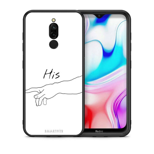 Θήκη Αγίου Βαλεντίνου Xiaomi Redmi 8 Aeshetic Love 2 από τη Smartfits με σχέδιο στο πίσω μέρος και μαύρο περίβλημα | Xiaomi Redmi 8 Aeshetic Love 2 case with colorful back and black bezels