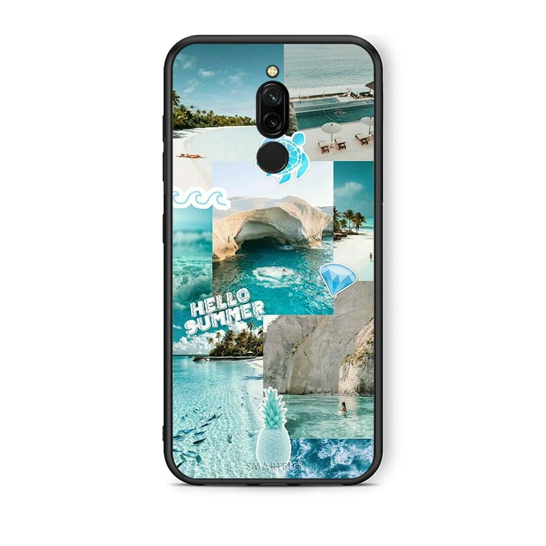 Xiaomi Redmi 8 Aesthetic Summer Θήκη από τη Smartfits με σχέδιο στο πίσω μέρος και μαύρο περίβλημα | Smartphone case with colorful back and black bezels by Smartfits