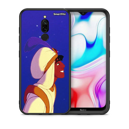 Θήκη Xiaomi Redmi 8 Alladin And Jasmine Love 1 από τη Smartfits με σχέδιο στο πίσω μέρος και μαύρο περίβλημα | Xiaomi Redmi 8 Alladin And Jasmine Love 1 case with colorful back and black bezels