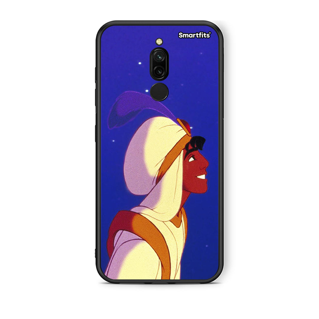 Xiaomi Redmi 8 Alladin And Jasmine Love 1 θήκη από τη Smartfits με σχέδιο στο πίσω μέρος και μαύρο περίβλημα | Smartphone case with colorful back and black bezels by Smartfits