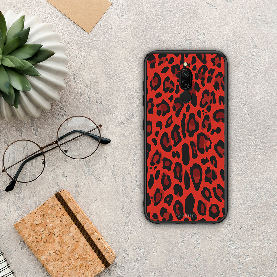Animal Red Leopard - Xiaomi Redmi 8 θήκη