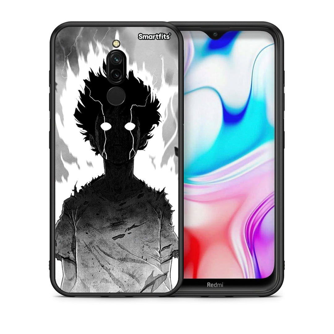 Θήκη Xiaomi Redmi 8 Anime Boy από τη Smartfits με σχέδιο στο πίσω μέρος και μαύρο περίβλημα | Xiaomi Redmi 8 Anime Boy case with colorful back and black bezels