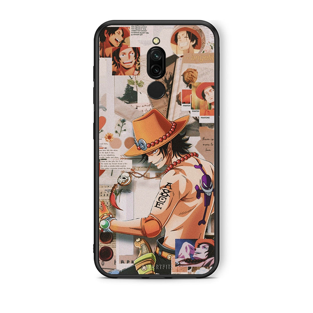 Xiaomi Redmi 8 Anime Collage θήκη από τη Smartfits με σχέδιο στο πίσω μέρος και μαύρο περίβλημα | Smartphone case with colorful back and black bezels by Smartfits