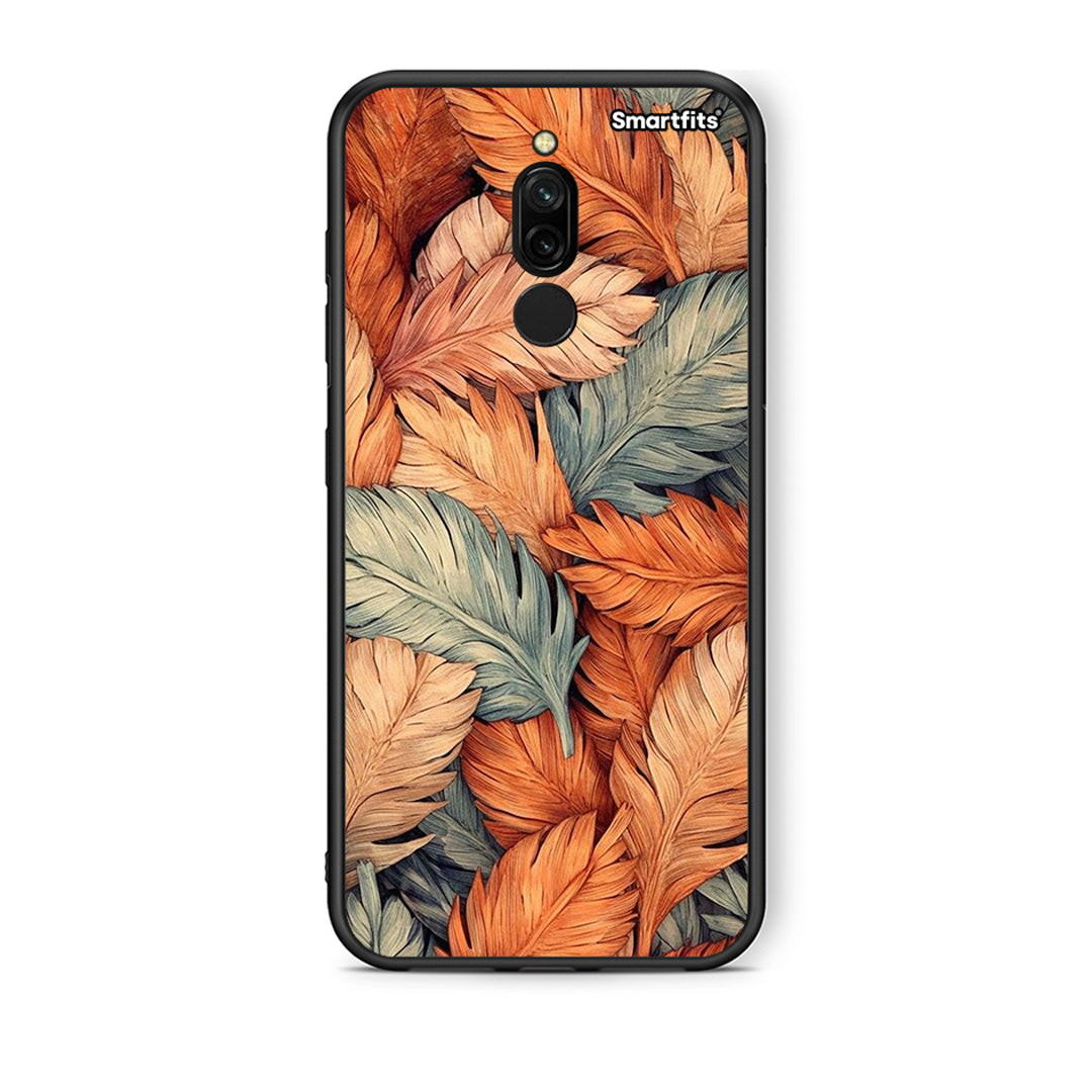 Xiaomi Redmi 8 Autumn Leaves Θήκη από τη Smartfits με σχέδιο στο πίσω μέρος και μαύρο περίβλημα | Smartphone case with colorful back and black bezels by Smartfits