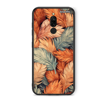 Xiaomi Redmi 8 Autumn Leaves Θήκη από τη Smartfits με σχέδιο στο πίσω μέρος και μαύρο περίβλημα | Smartphone case with colorful back and black bezels by Smartfits