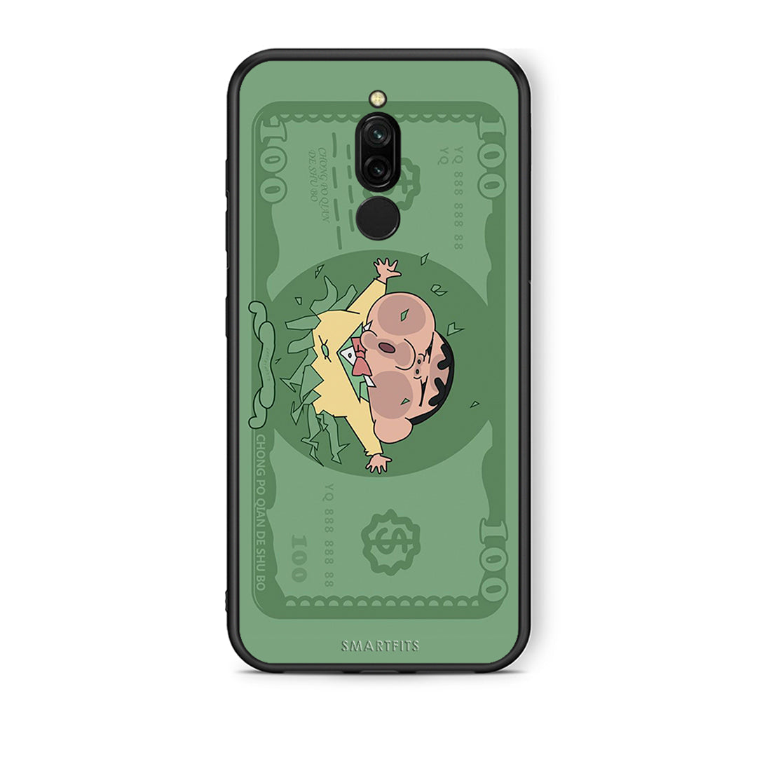 Xiaomi Redmi 8 Big Money Θήκη Αγίου Βαλεντίνου από τη Smartfits με σχέδιο στο πίσω μέρος και μαύρο περίβλημα | Smartphone case with colorful back and black bezels by Smartfits