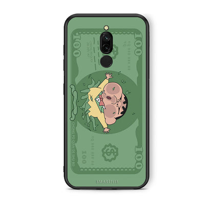 Xiaomi Redmi 8 Big Money Θήκη Αγίου Βαλεντίνου από τη Smartfits με σχέδιο στο πίσω μέρος και μαύρο περίβλημα | Smartphone case with colorful back and black bezels by Smartfits