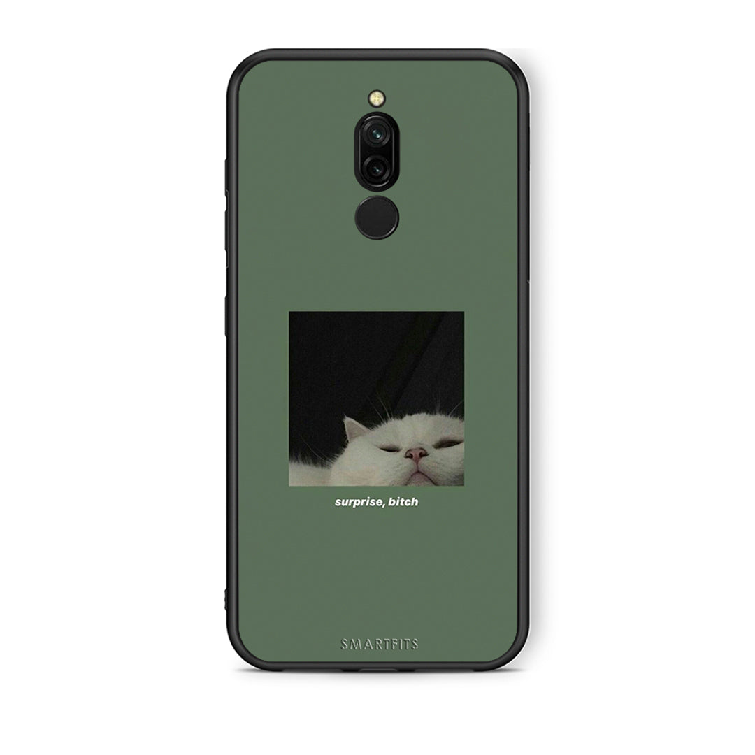 Xiaomi Redmi 8 Bitch Surprise θήκη από τη Smartfits με σχέδιο στο πίσω μέρος και μαύρο περίβλημα | Smartphone case with colorful back and black bezels by Smartfits