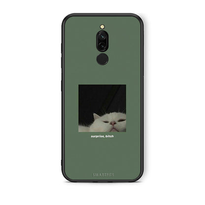 Xiaomi Redmi 8 Bitch Surprise θήκη από τη Smartfits με σχέδιο στο πίσω μέρος και μαύρο περίβλημα | Smartphone case with colorful back and black bezels by Smartfits
