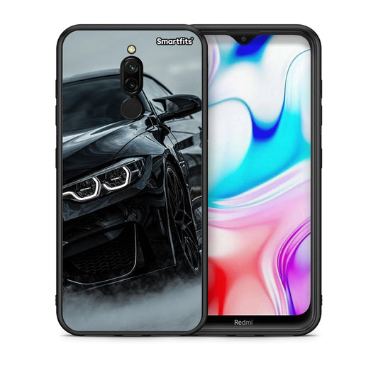 Θήκη Xiaomi Redmi 8 Black BMW από τη Smartfits με σχέδιο στο πίσω μέρος και μαύρο περίβλημα | Xiaomi Redmi 8 Black BMW case with colorful back and black bezels