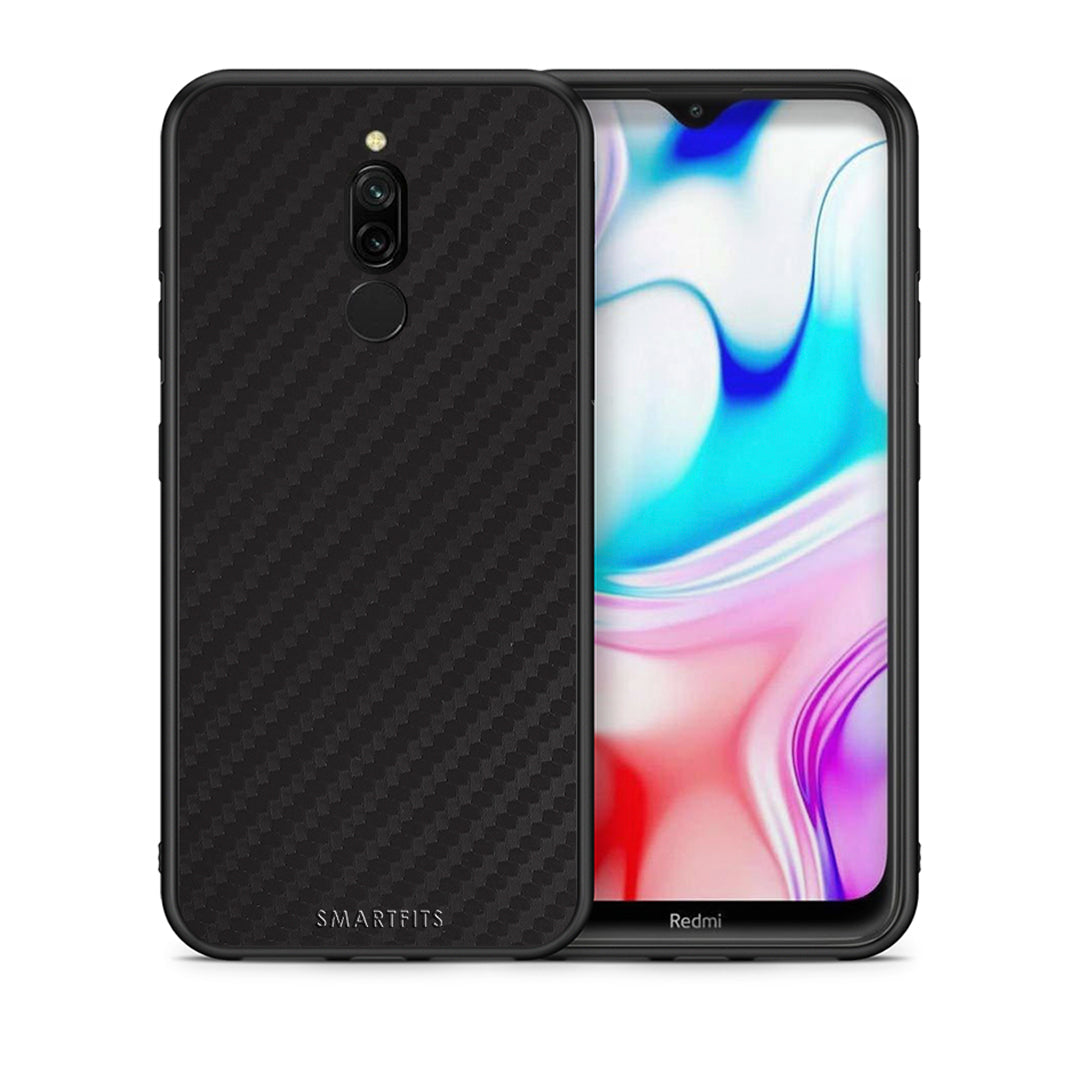Θήκη Xiaomi Redmi 8 Carbon Black από τη Smartfits με σχέδιο στο πίσω μέρος και μαύρο περίβλημα | Xiaomi Redmi 8 Carbon Black case with colorful back and black bezels