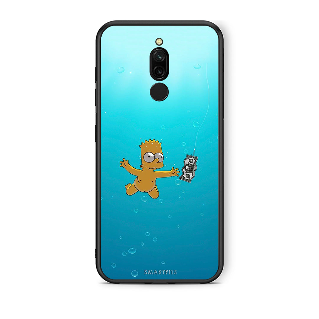 Xiaomi Redmi 8 Chasing Money θήκη από τη Smartfits με σχέδιο στο πίσω μέρος και μαύρο περίβλημα | Smartphone case with colorful back and black bezels by Smartfits