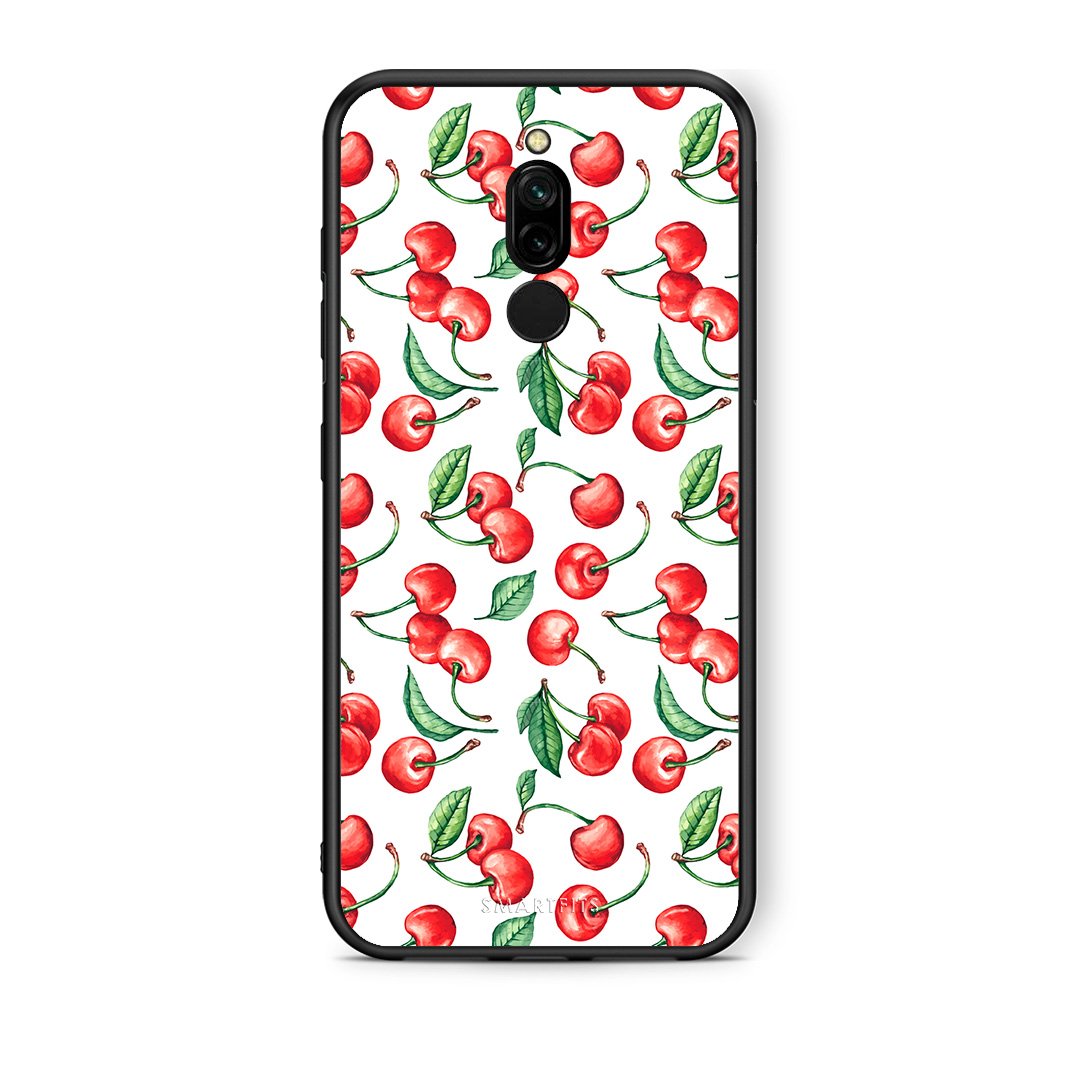 Xiaomi Redmi 8 Cherry Summer θήκη από τη Smartfits με σχέδιο στο πίσω μέρος και μαύρο περίβλημα | Smartphone case with colorful back and black bezels by Smartfits