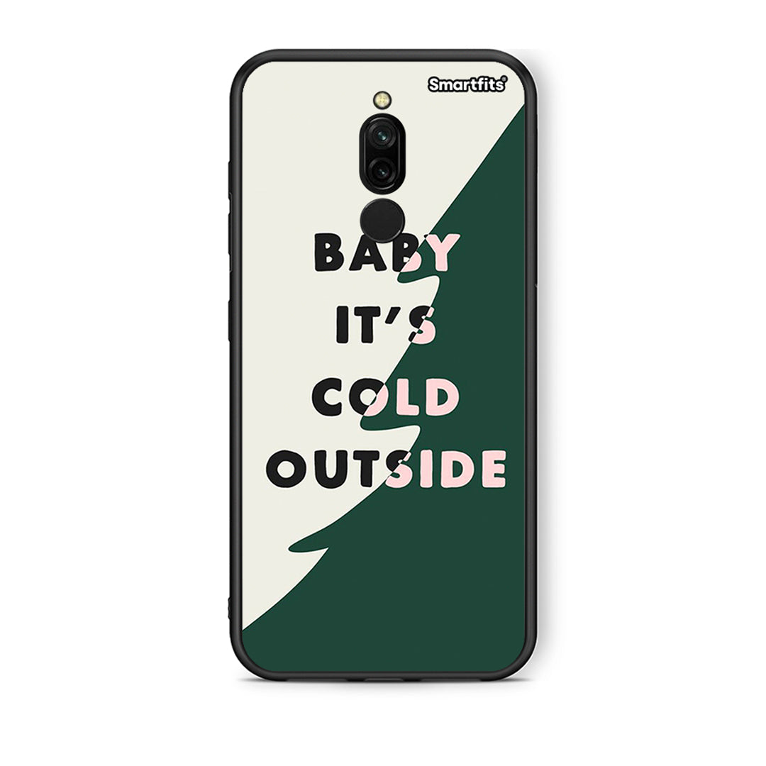 Xiaomi Redmi 8 Cold Outside θήκη από τη Smartfits με σχέδιο στο πίσω μέρος και μαύρο περίβλημα | Smartphone case with colorful back and black bezels by Smartfits