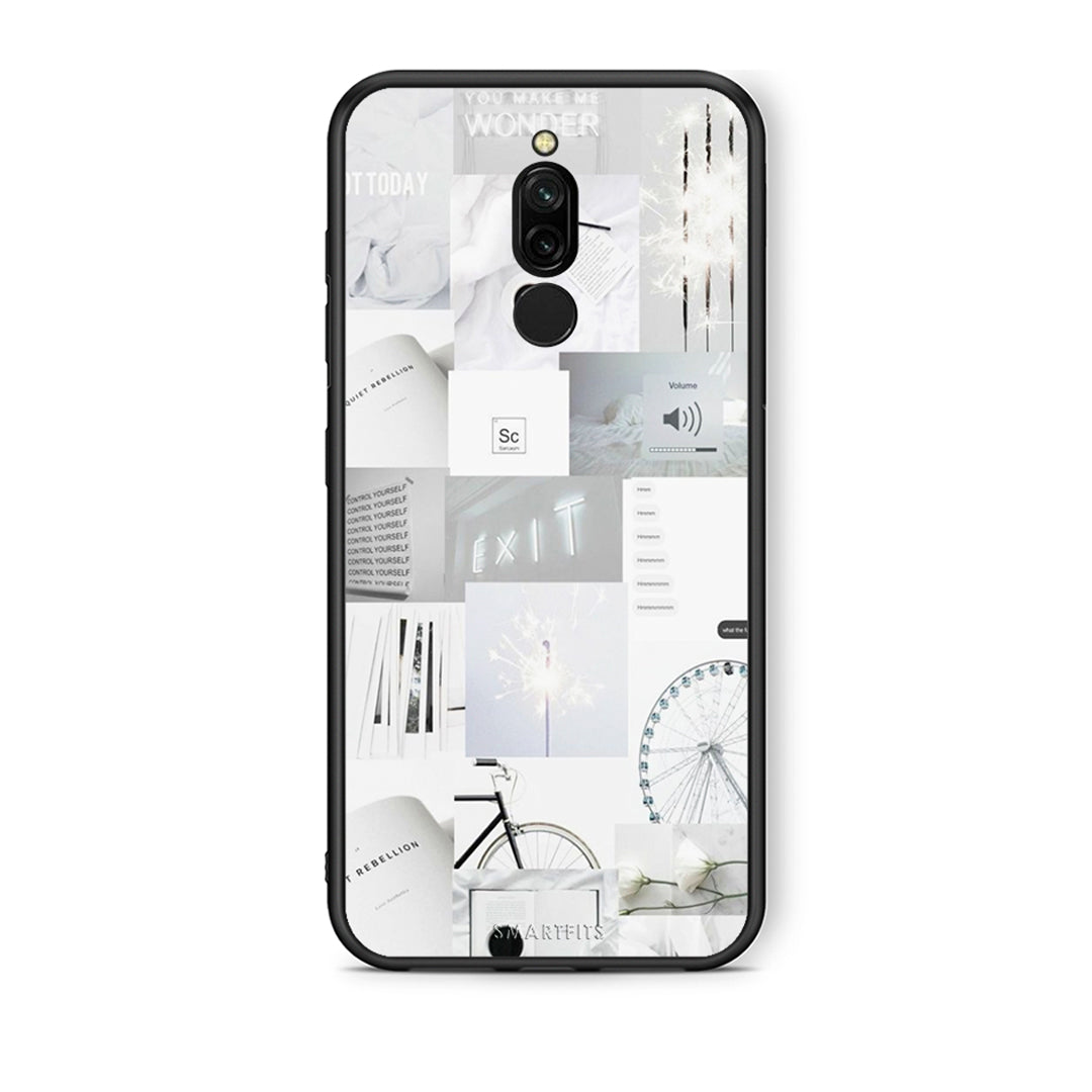 Xiaomi Redmi 8 Collage Make Me Wonder Θήκη Αγίου Βαλεντίνου από τη Smartfits με σχέδιο στο πίσω μέρος και μαύρο περίβλημα | Smartphone case with colorful back and black bezels by Smartfits