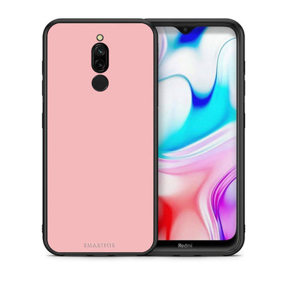Θήκη Xiaomi Redmi 8 Nude Color από τη Smartfits με σχέδιο στο πίσω μέρος και μαύρο περίβλημα | Xiaomi Redmi 8 Nude Color case with colorful back and black bezels