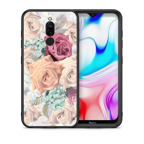Θήκη Xiaomi Redmi 8 Bouquet Floral από τη Smartfits με σχέδιο στο πίσω μέρος και μαύρο περίβλημα | Xiaomi Redmi 8 Bouquet Floral case with colorful back and black bezels