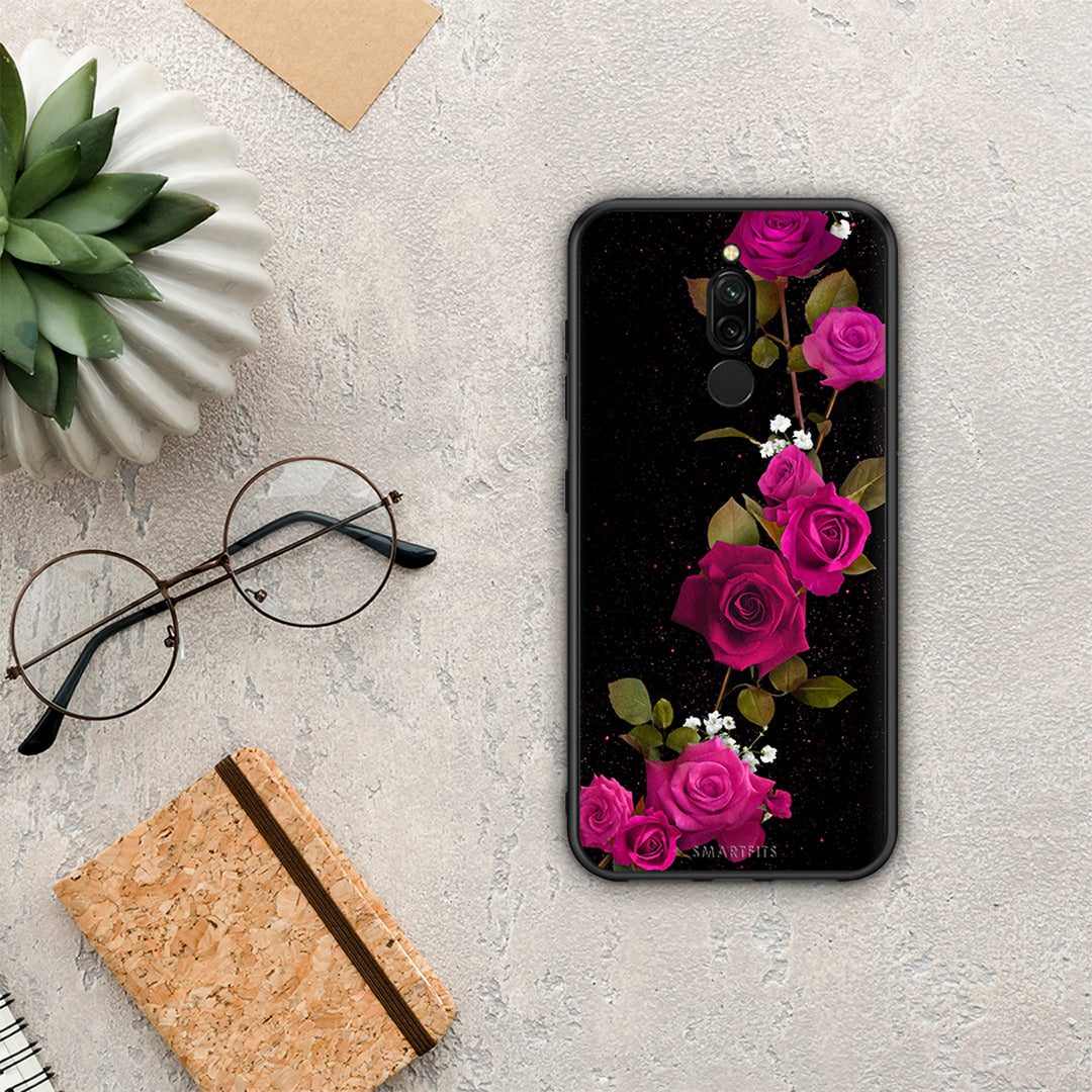 Flower Red Roses - Xiaomi Redmi 8 θήκη
