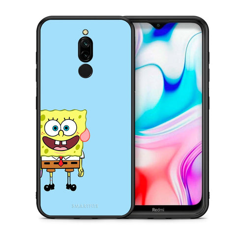 Θήκη Xiaomi Redmi 8 Friends Bob από τη Smartfits με σχέδιο στο πίσω μέρος και μαύρο περίβλημα | Xiaomi Redmi 8 Friends Bob case with colorful back and black bezels