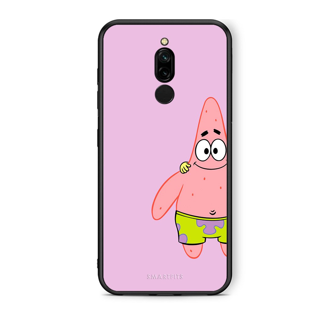 Xiaomi Redmi 8  Friends Patrick θήκη από τη Smartfits με σχέδιο στο πίσω μέρος και μαύρο περίβλημα | Smartphone case with colorful back and black bezels by Smartfits