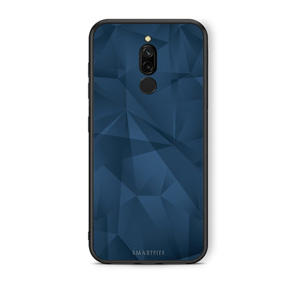39 - Xiaomi Redmi 8 Blue Abstract Geometric case, cover, bumper