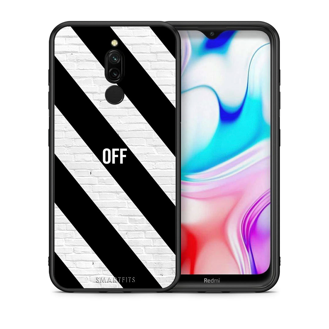 Θήκη Xiaomi Redmi 8 Get Off από τη Smartfits με σχέδιο στο πίσω μέρος και μαύρο περίβλημα | Xiaomi Redmi 8 Get Off case with colorful back and black bezels