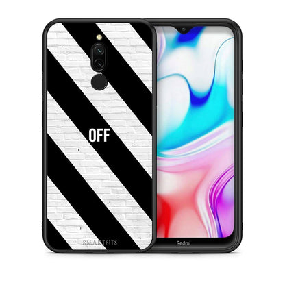Θήκη Xiaomi Redmi 8 Get Off από τη Smartfits με σχέδιο στο πίσω μέρος και μαύρο περίβλημα | Xiaomi Redmi 8 Get Off case with colorful back and black bezels