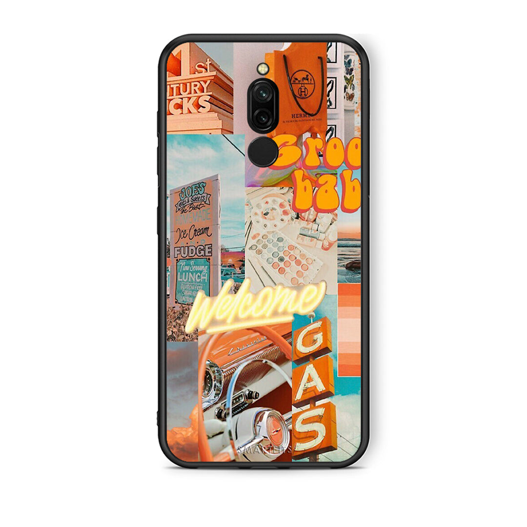 Xiaomi Redmi 8 Groovy Babe Θήκη Αγίου Βαλεντίνου από τη Smartfits με σχέδιο στο πίσω μέρος και μαύρο περίβλημα | Smartphone case with colorful back and black bezels by Smartfits