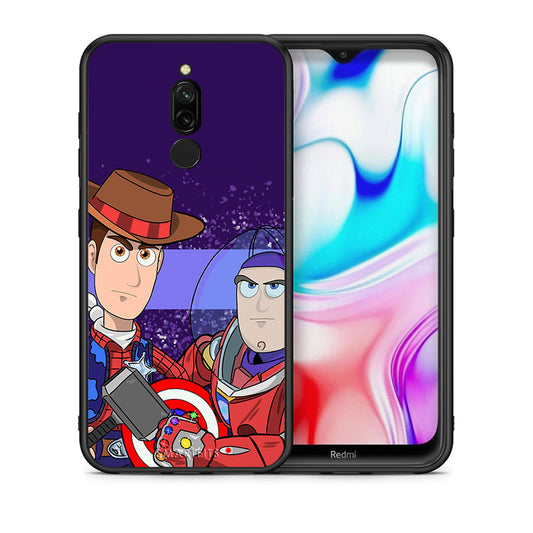 Θήκη Xiaomi Redmi 8 Infinity Story από τη Smartfits με σχέδιο στο πίσω μέρος και μαύρο περίβλημα | Xiaomi Redmi 8 Infinity Story case with colorful back and black bezels