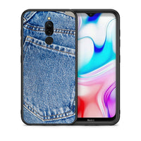 Thumbnail for Θήκη Xiaomi Redmi 8 Jeans Pocket από τη Smartfits με σχέδιο στο πίσω μέρος και μαύρο περίβλημα | Xiaomi Redmi 8 Jeans Pocket case with colorful back and black bezels