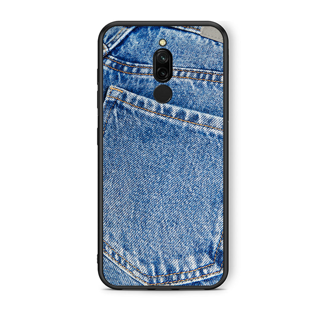 Xiaomi Redmi 8 Jeans Pocket θήκη από τη Smartfits με σχέδιο στο πίσω μέρος και μαύρο περίβλημα | Smartphone case with colorful back and black bezels by Smartfits