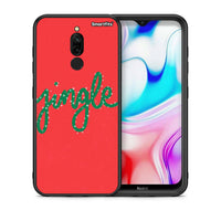 Thumbnail for Θήκη Xiaomi Redmi 8 Jingle Xmas από τη Smartfits με σχέδιο στο πίσω μέρος και μαύρο περίβλημα | Xiaomi Redmi 8 Jingle Xmas case with colorful back and black bezels