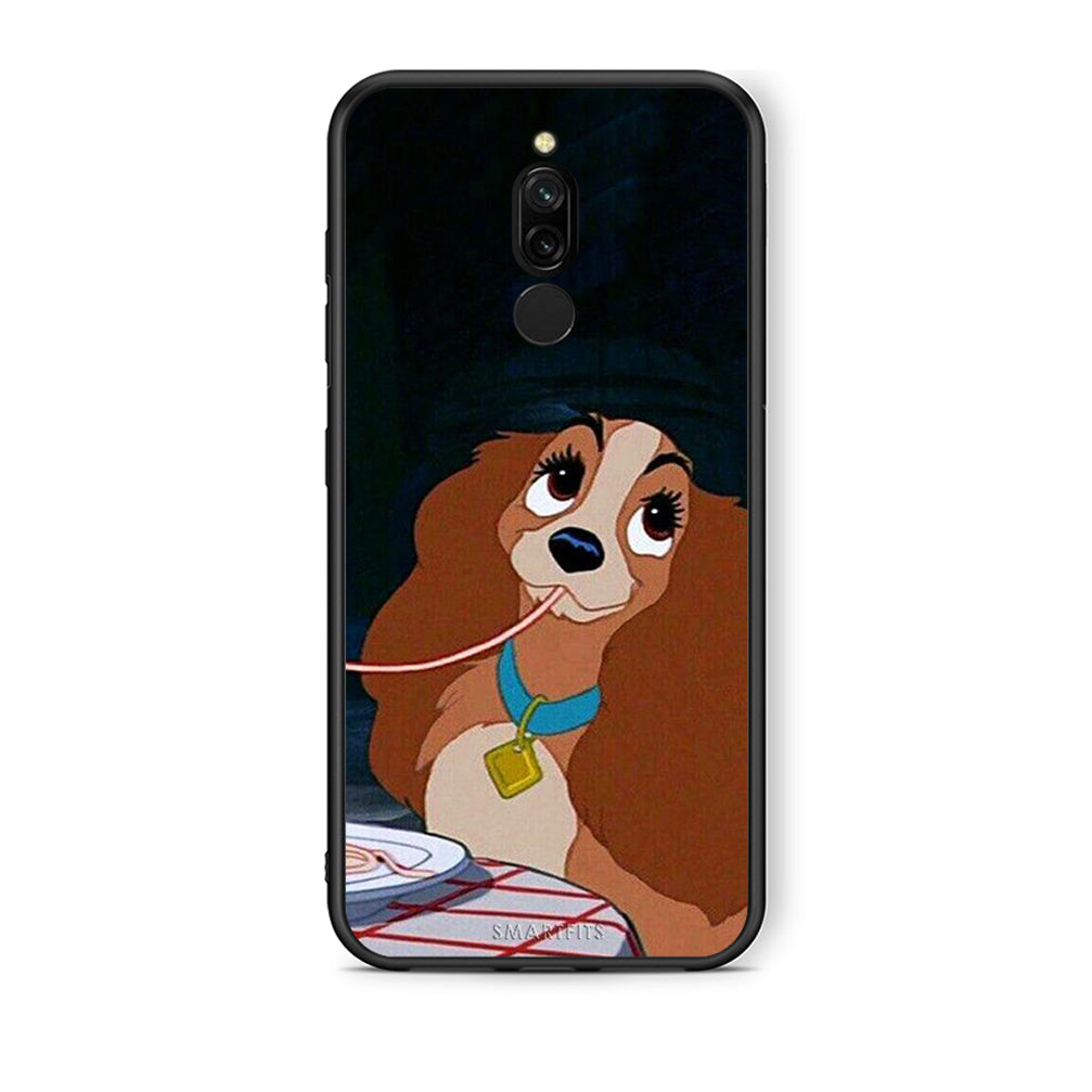 Xiaomi Redmi 8 Lady And Tramp 2 Θήκη Αγίου Βαλεντίνου από τη Smartfits με σχέδιο στο πίσω μέρος και μαύρο περίβλημα | Smartphone case with colorful back and black bezels by Smartfits