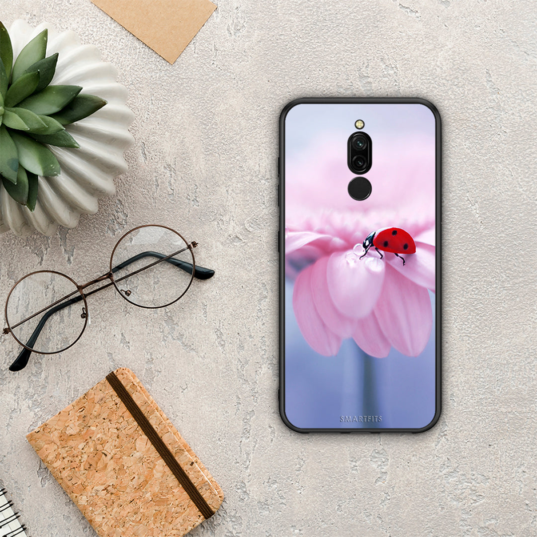 Ladybug Flower - Xiaomi Redmi 8 θήκη