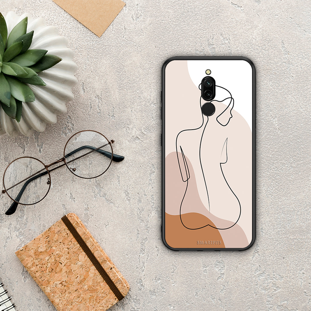 LineArt Woman - Xiaomi Redmi 8 θήκη