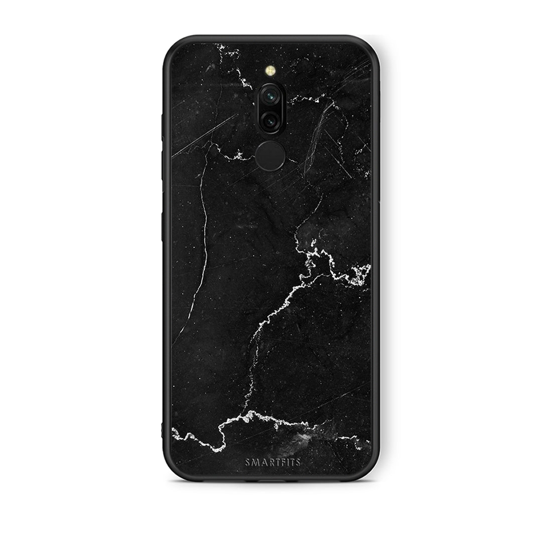 Xiaomi Redmi 8 Marble Black θήκη από τη Smartfits με σχέδιο στο πίσω μέρος και μαύρο περίβλημα | Smartphone case with colorful back and black bezels by Smartfits