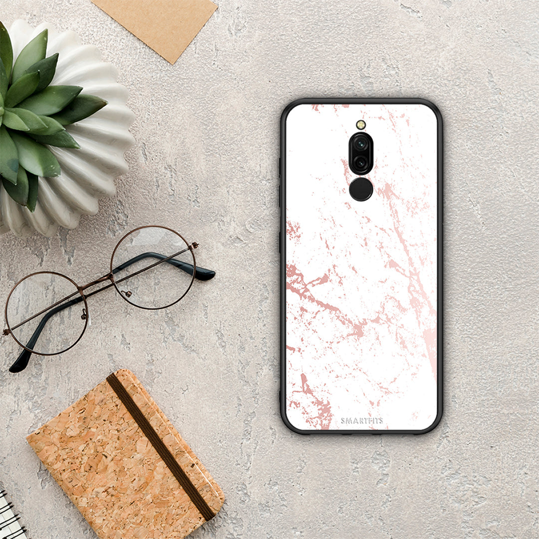 Marble Pink Splash - Xiaomi Redmi 8 θήκη