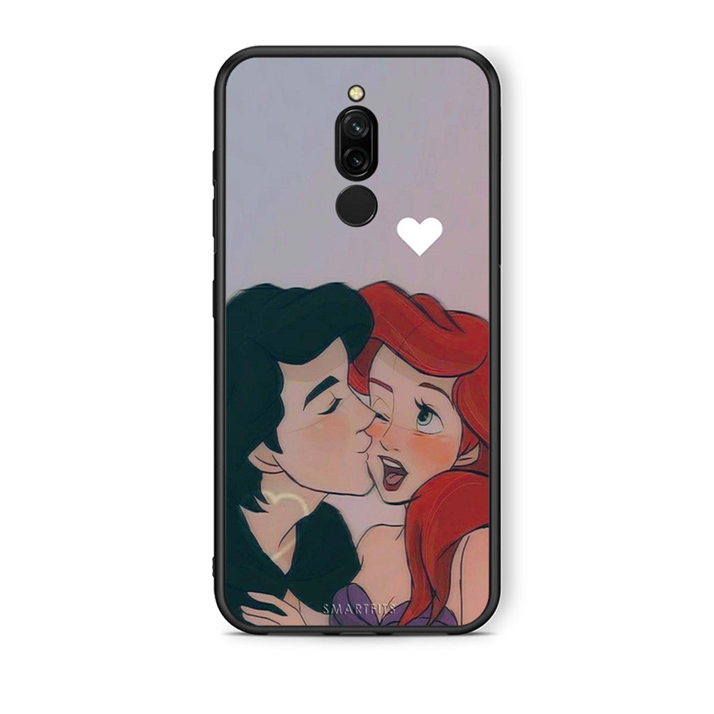 Xiaomi Redmi 8 Mermaid Love Θήκη Αγίου Βαλεντίνου από τη Smartfits με σχέδιο στο πίσω μέρος και μαύρο περίβλημα | Smartphone case with colorful back and black bezels by Smartfits