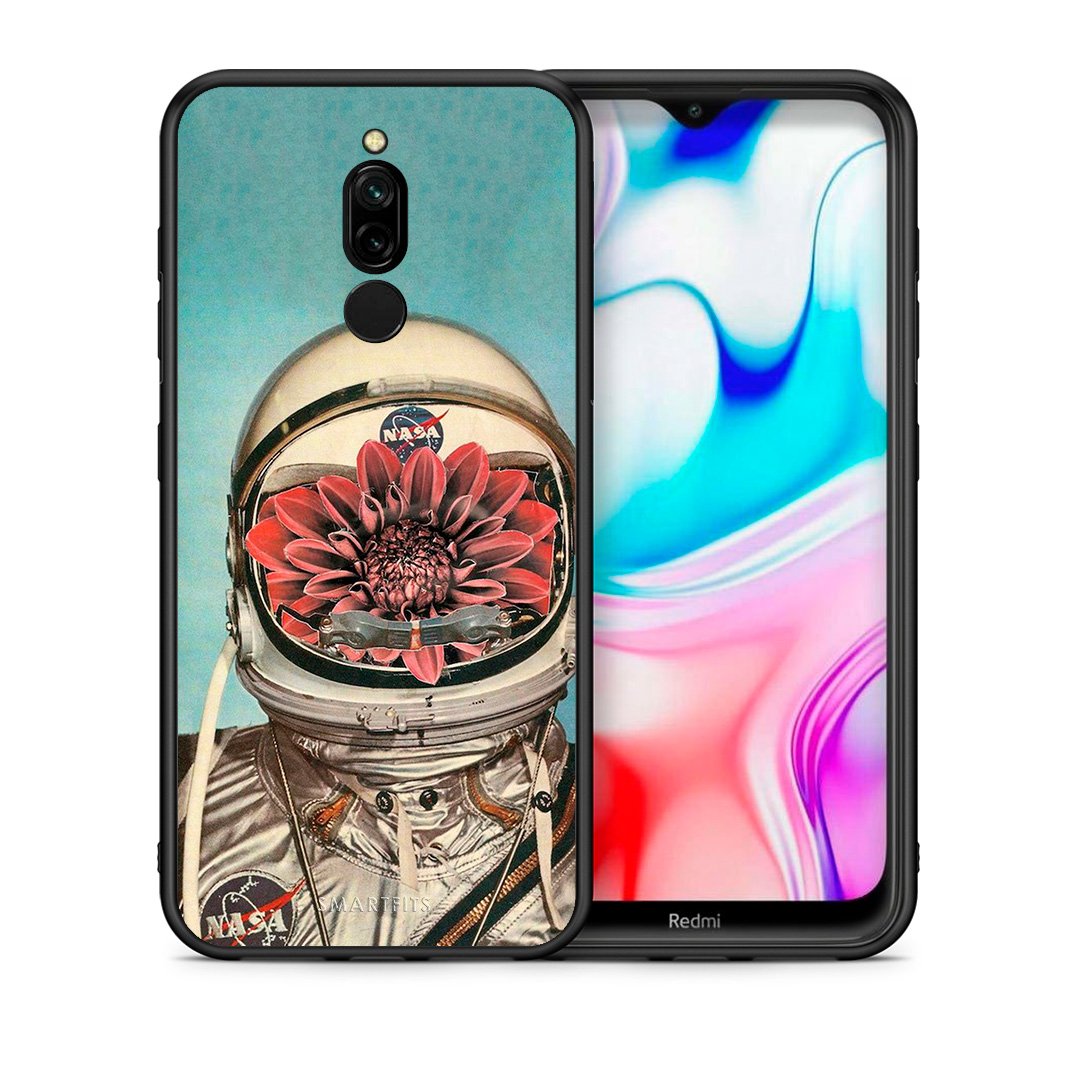 Θήκη Xiaomi Redmi 8 Nasa Bloom από τη Smartfits με σχέδιο στο πίσω μέρος και μαύρο περίβλημα | Xiaomi Redmi 8 Nasa Bloom case with colorful back and black bezels