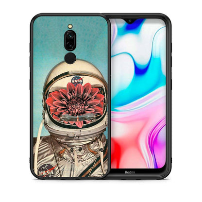 Θήκη Xiaomi Redmi 8 Nasa Bloom από τη Smartfits με σχέδιο στο πίσω μέρος και μαύρο περίβλημα | Xiaomi Redmi 8 Nasa Bloom case with colorful back and black bezels