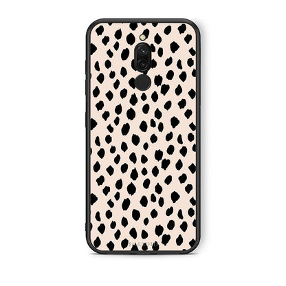 Xiaomi Redmi 8 New Polka Dots θήκη από τη Smartfits με σχέδιο στο πίσω μέρος και μαύρο περίβλημα | Smartphone case with colorful back and black bezels by Smartfits