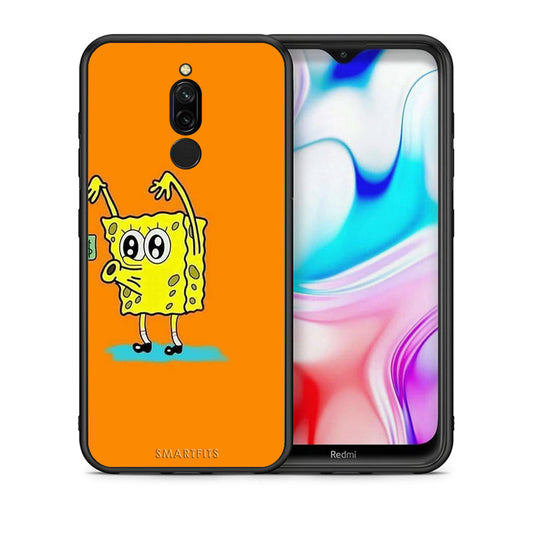 Θήκη Αγίου Βαλεντίνου Xiaomi Redmi 8 No Money 2 από τη Smartfits με σχέδιο στο πίσω μέρος και μαύρο περίβλημα | Xiaomi Redmi 8 No Money 2 case with colorful back and black bezels