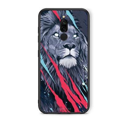 4 - Xiaomi Redmi 8 Lion Designer PopArt case, cover, bumper