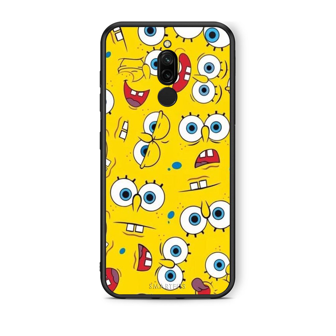 4 - Xiaomi Redmi 8 Sponge PopArt case, cover, bumper