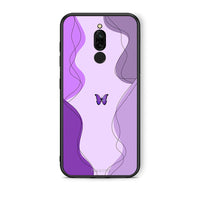 Thumbnail for Xiaomi Redmi 8 Purple Mariposa Θήκη Αγίου Βαλεντίνου από τη Smartfits με σχέδιο στο πίσω μέρος και μαύρο περίβλημα | Smartphone case with colorful back and black bezels by Smartfits
