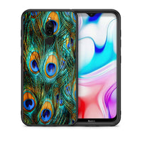 Thumbnail for Θήκη Xiaomi Redmi 8 Real Peacock Feathers από τη Smartfits με σχέδιο στο πίσω μέρος και μαύρο περίβλημα | Xiaomi Redmi 8 Real Peacock Feathers case with colorful back and black bezels